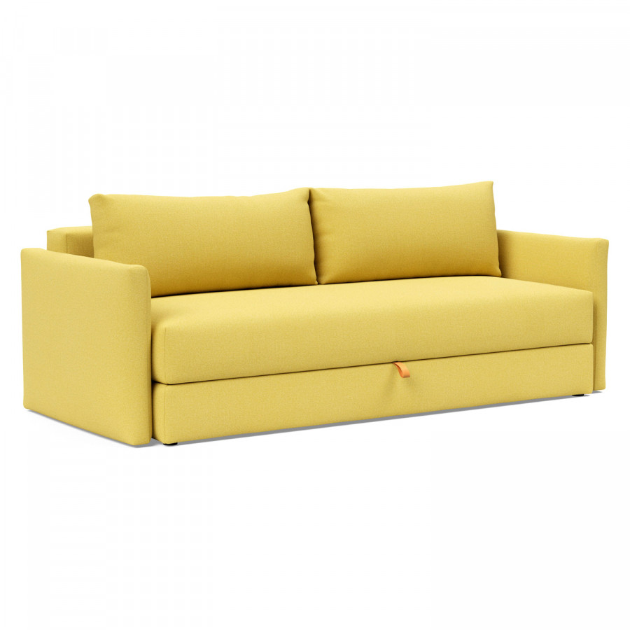 Innovation Living Tripi Sofa Bed - 554 Soft Mustard Flower