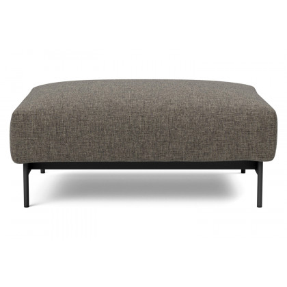 Innovation Living Malloy Ottoman - 216 Flashtex Dark Gray
