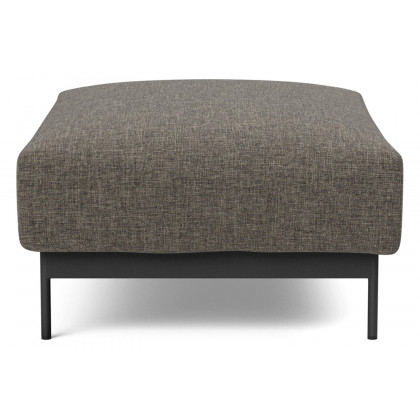 Innovation Living Malloy Ottoman - 216 Flashtex Dark Gray