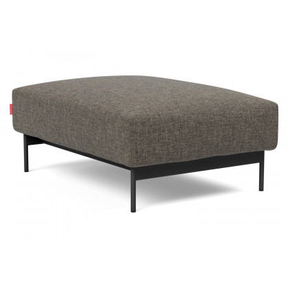 Innovation Living Malloy Ottoman - 216 Flashtex Dark Gray