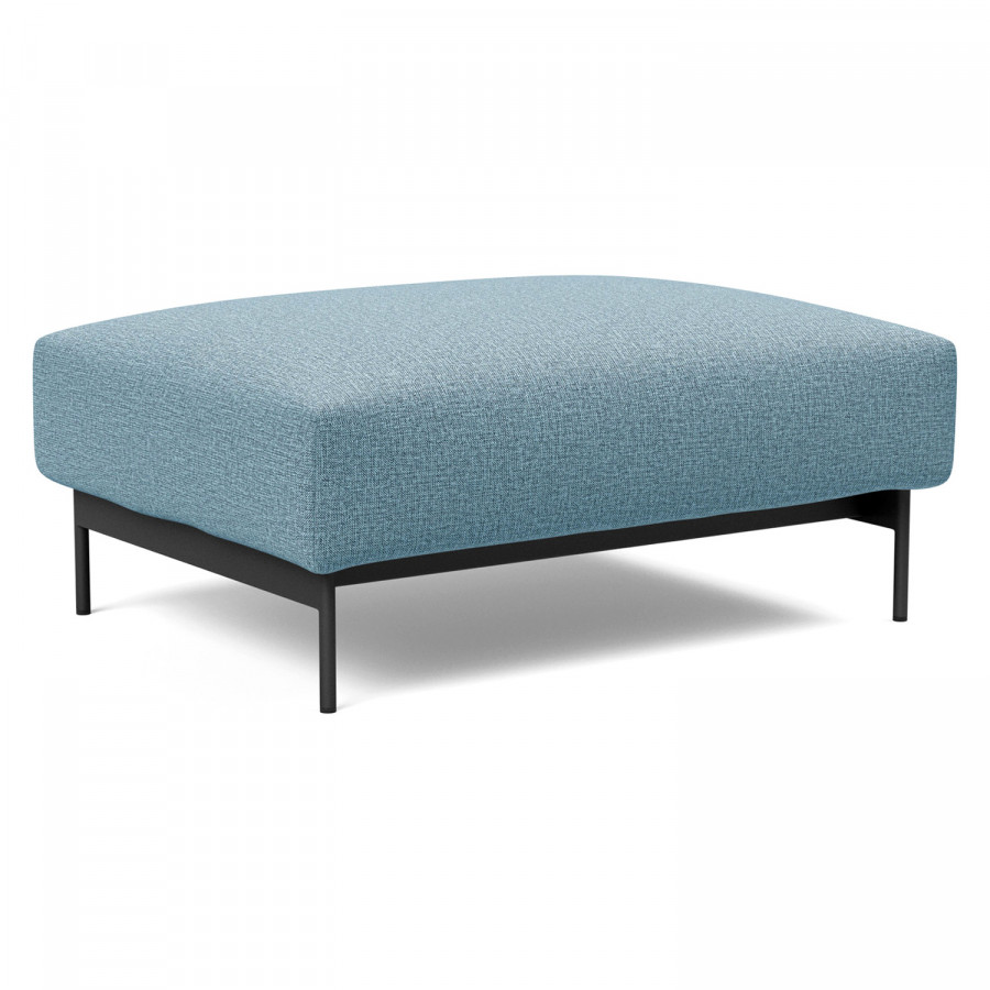 Innovation Living Malloy Ottoman - 525 Mixed Dance Light Blue