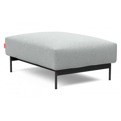 Innovation Living Malloy Ottoman - 538 Melange Light Gray