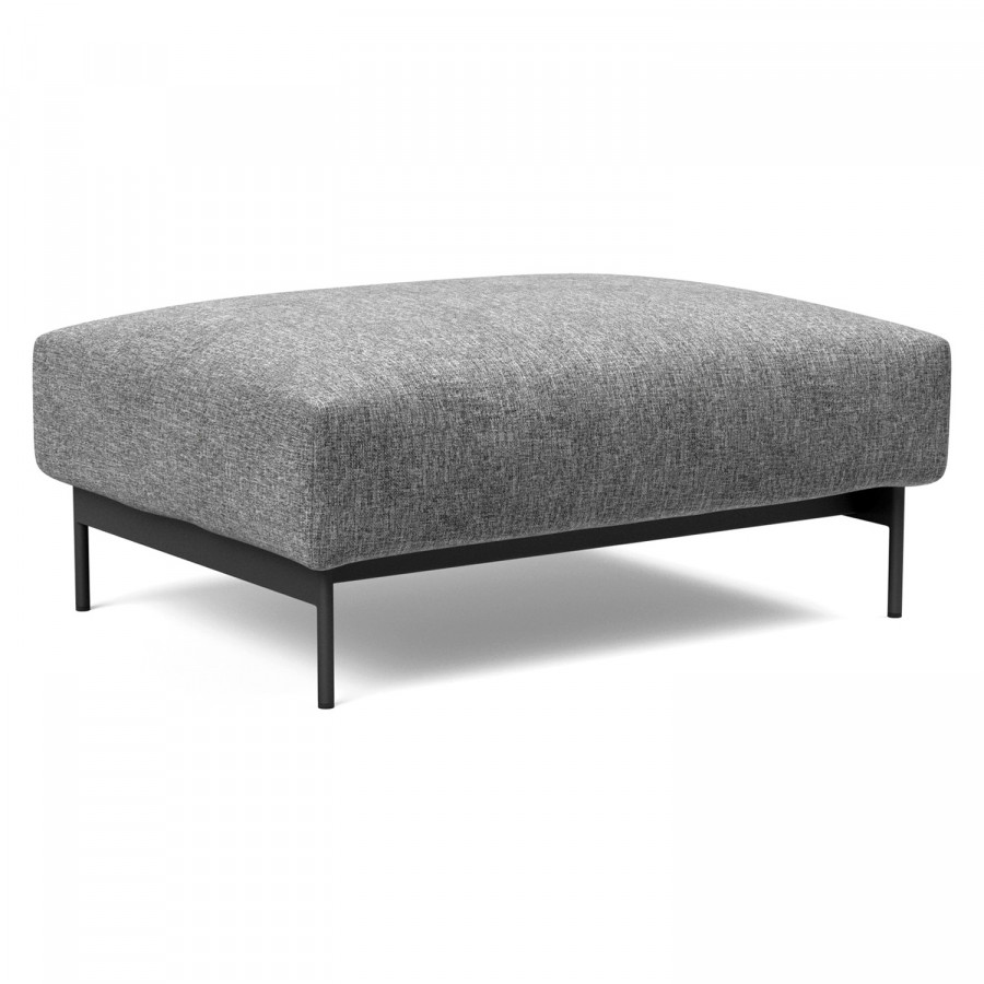 Innovation Living Malloy Ottoman - 563 Twist Charcoal