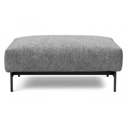 Innovation Living Malloy Ottoman - 563 Twist Charcoal
