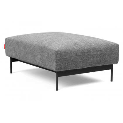 Innovation Living Malloy Ottoman - 563 Twist Charcoal