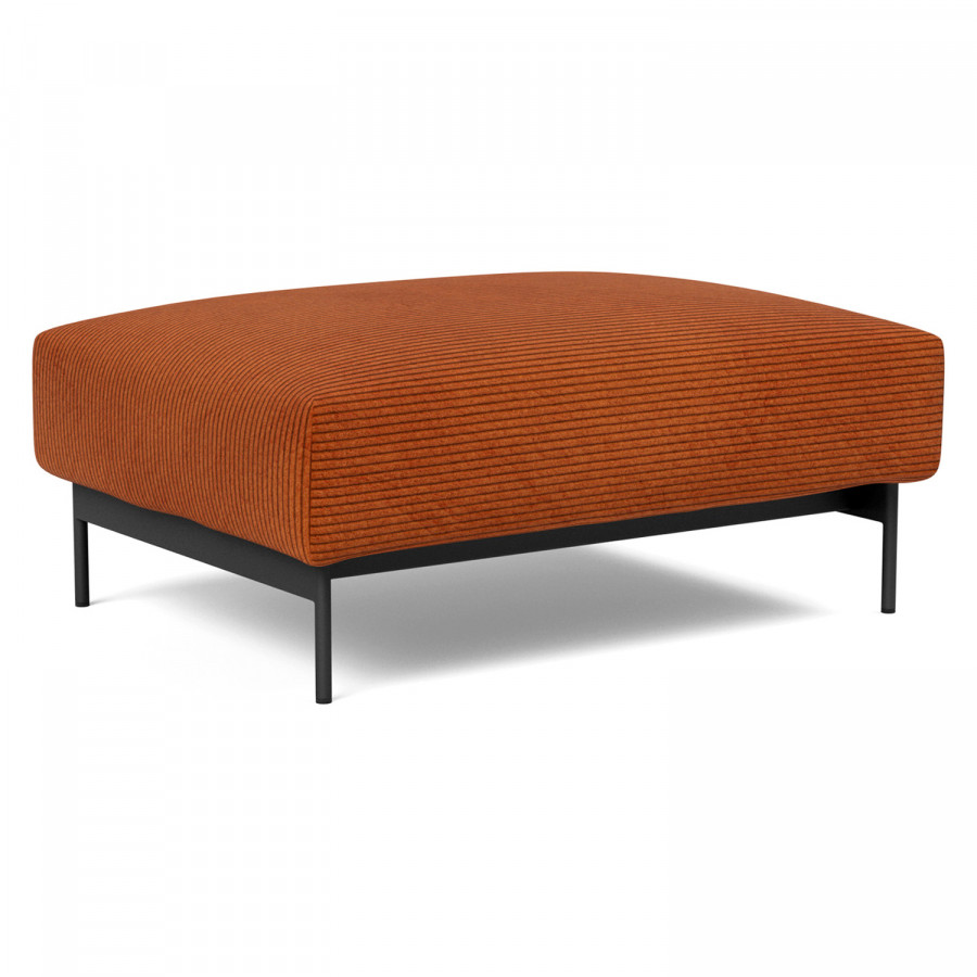 Innovation Living Malloy Ottoman - 595 Corduroy Burnt Orange