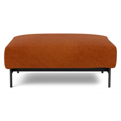 Innovation Living Malloy Ottoman - 595 Corduroy Burnt Orange