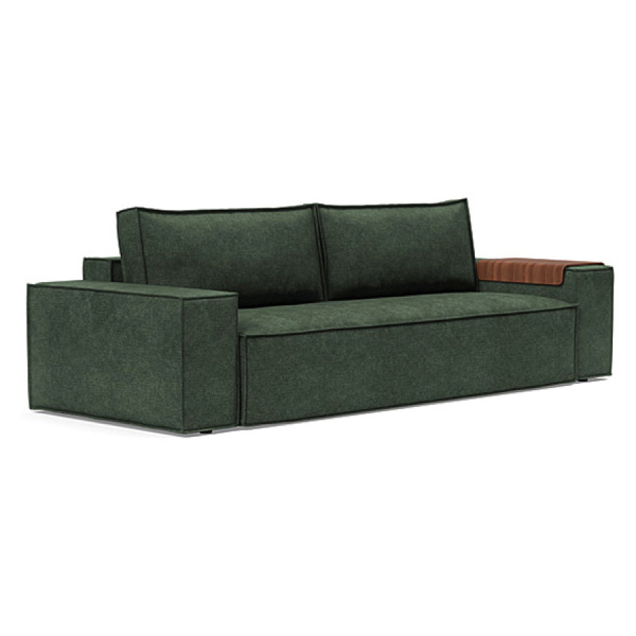 Innovation Living Newilla Sofa Bed with Wide Arms - 281 Avella Pine Green