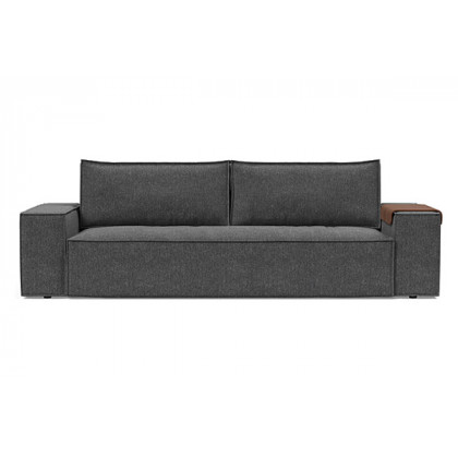 Innovation Living Newilla Sofa Bed with Wide Arms - 350 Taura Deep Grey