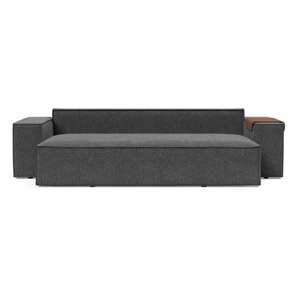 Innovation Living Newilla Sofa Bed with Wide Arms - 350 Taura Deep Grey