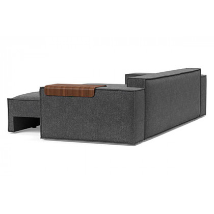 Innovation Living Newilla Sofa Bed with Wide Arms - 350 Taura Deep Grey