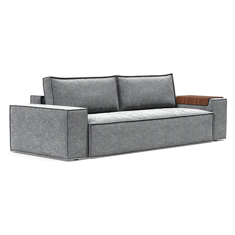 Innovation Living Newilla Sofa Bed with Wide Arms - 351 Taura Slate Grey
