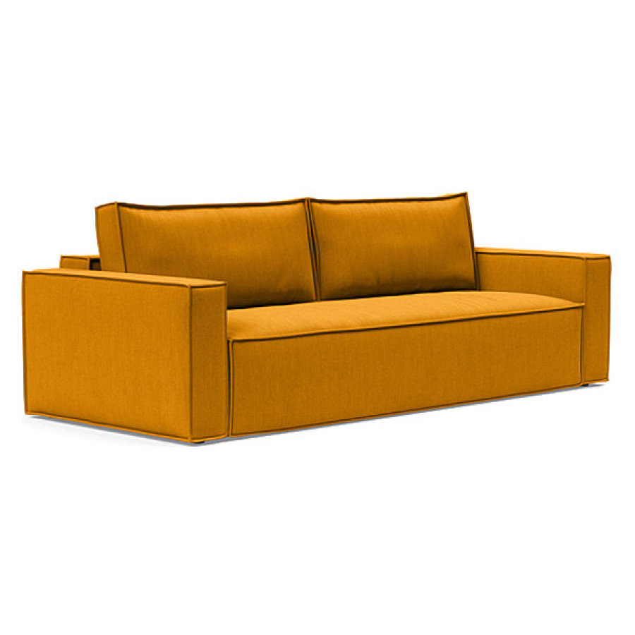 Innovation Living Newilla Sofa Bed with Standard Arms - 507 Elegance Burned Curry