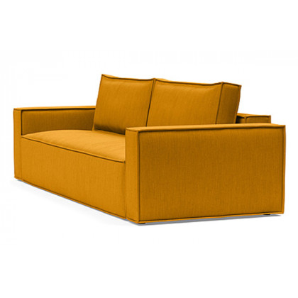 Innovation Living Newilla Sofa Bed with Standard Arms - 507 Elegance Burned Curry