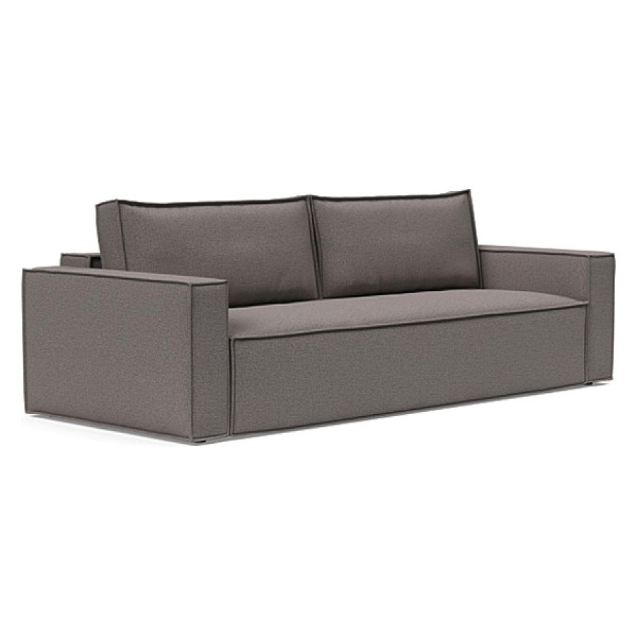 Innovation Living Newilla Sofa Bed with Standard Arms - 521 Mixed Dance Grey