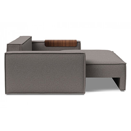 Innovation Living Newilla Sofa Bed with Wide Arms - 521 Mixed Dance Grey