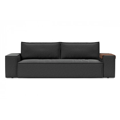 Innovation Living Newilla Sofa Bed with Wide Arms - 529 Bouclé Charcoal