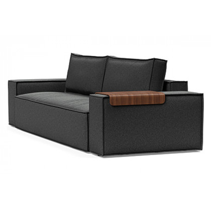 Innovation Living Newilla Sofa Bed with Wide Arms - 529 Bouclé Charcoal