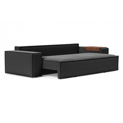 Innovation Living Newilla Sofa Bed with Wide Arms - 529 Bouclé Charcoal