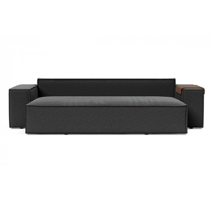 Innovation Living Newilla Sofa Bed with Wide Arms - 529 Bouclé Charcoal