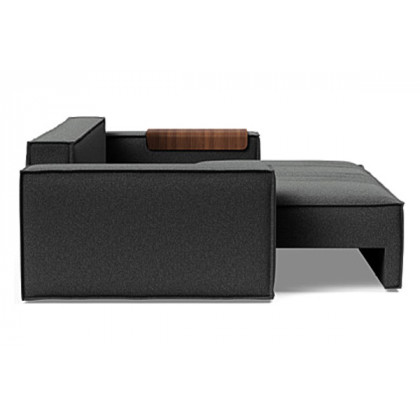 Innovation Living Newilla Sofa Bed with Wide Arms - 529 Bouclé Charcoal