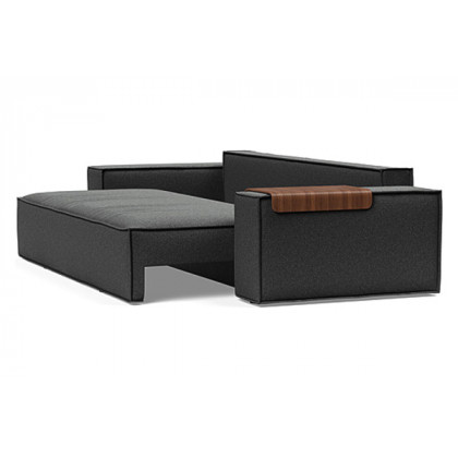 Innovation Living Newilla Sofa Bed with Wide Arms - 529 Bouclé Charcoal