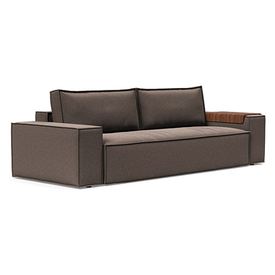 Innovation Living Newilla Sofa Bed with Wide Arms - 530 Bouclé Taupe