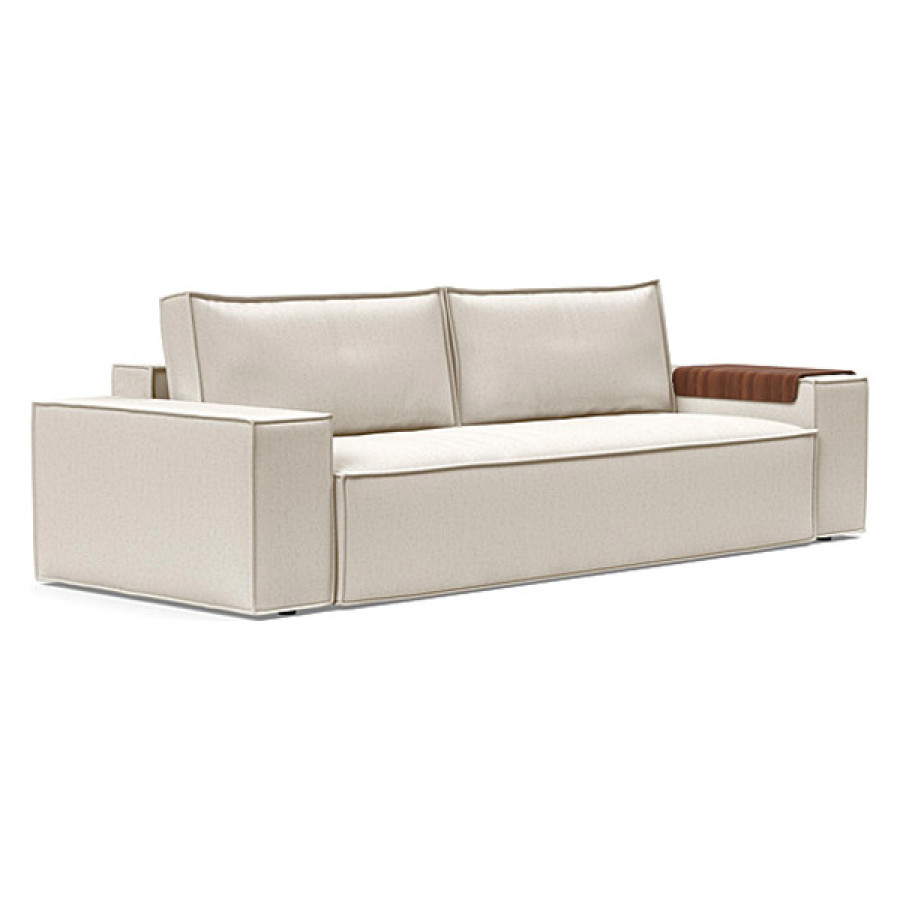 Innovation Living Newilla Sofa Bed with Wide Arms - 531 Bouclé Off White