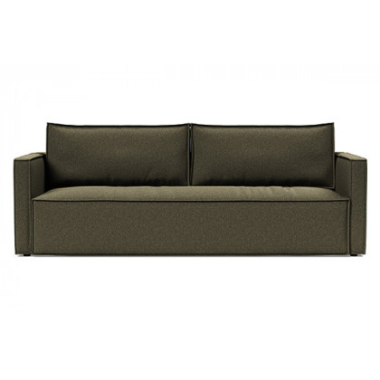 Innovation Living Newilla Sofa Bed with Slim Arms - 535 Bouclé Forest Green
