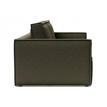 Innovation Living Newilla Sofa Bed with Slim Arms - 535 Bouclé Forest Green