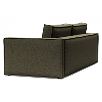 Innovation Living Newilla Sofa Bed with Slim Arms - 535 Bouclé Forest Green