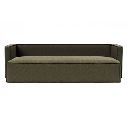Innovation Living Newilla Sofa Bed with Slim Arms - 535 Bouclé Forest Green