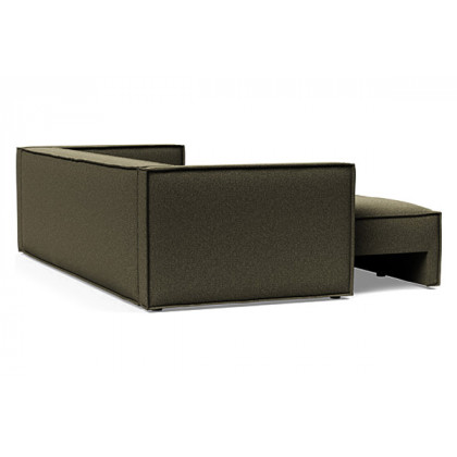 Innovation Living Newilla Sofa Bed with Slim Arms - 535 Bouclé Forest Green