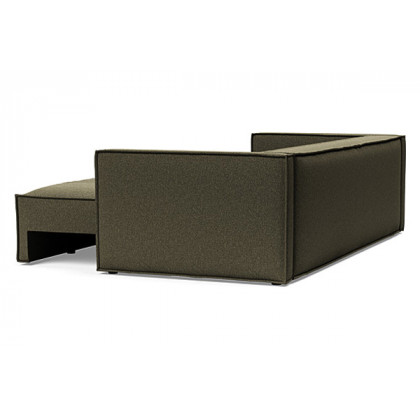 Innovation Living Newilla Sofa Bed with Slim Arms - 535 Bouclé Forest Green