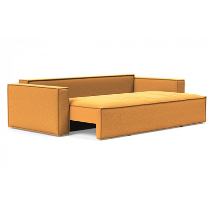 Innovation Living Newilla Sofa Bed with Standard Arms - 536 Bouclé Ochre