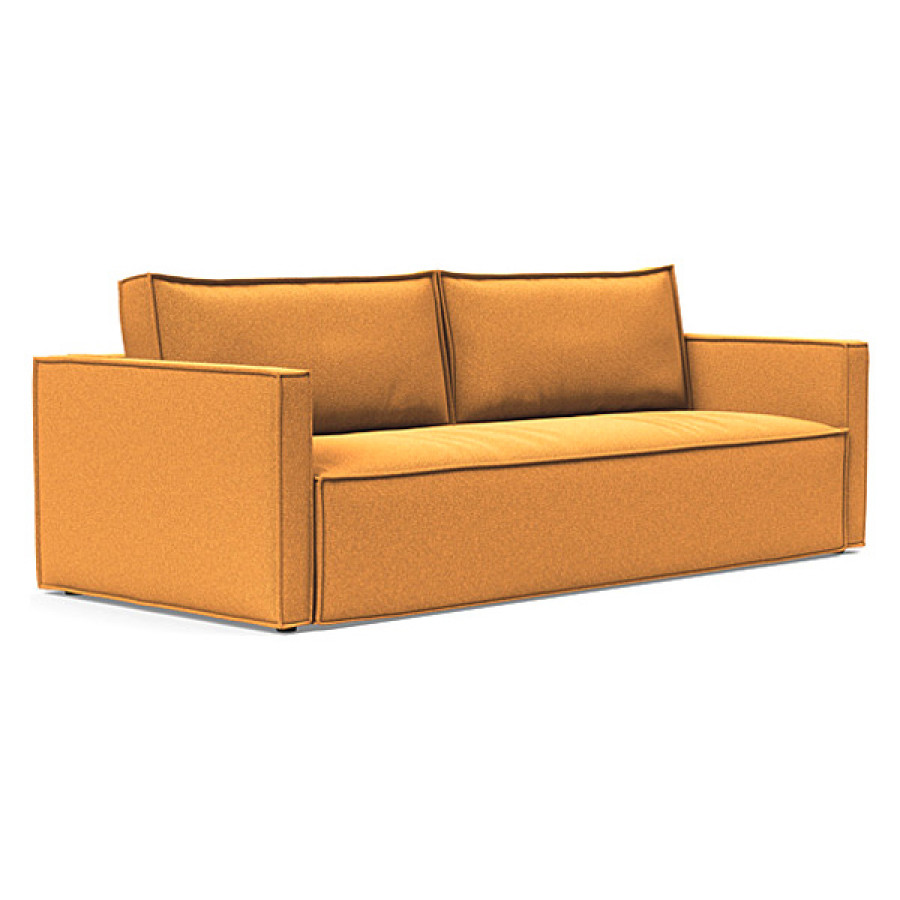 Innovation Living Newilla Sofa Bed with Slim Arms - 536 Bouclé Ochre