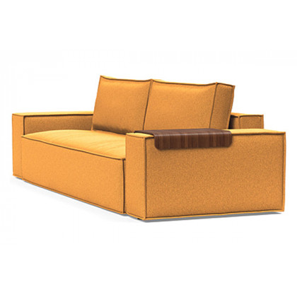 Innovation Living Newilla Sofa Bed with Wide Arms - 536 Bouclé Ochre
