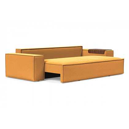 Innovation Living Newilla Sofa Bed with Wide Arms - 536 Bouclé Ochre