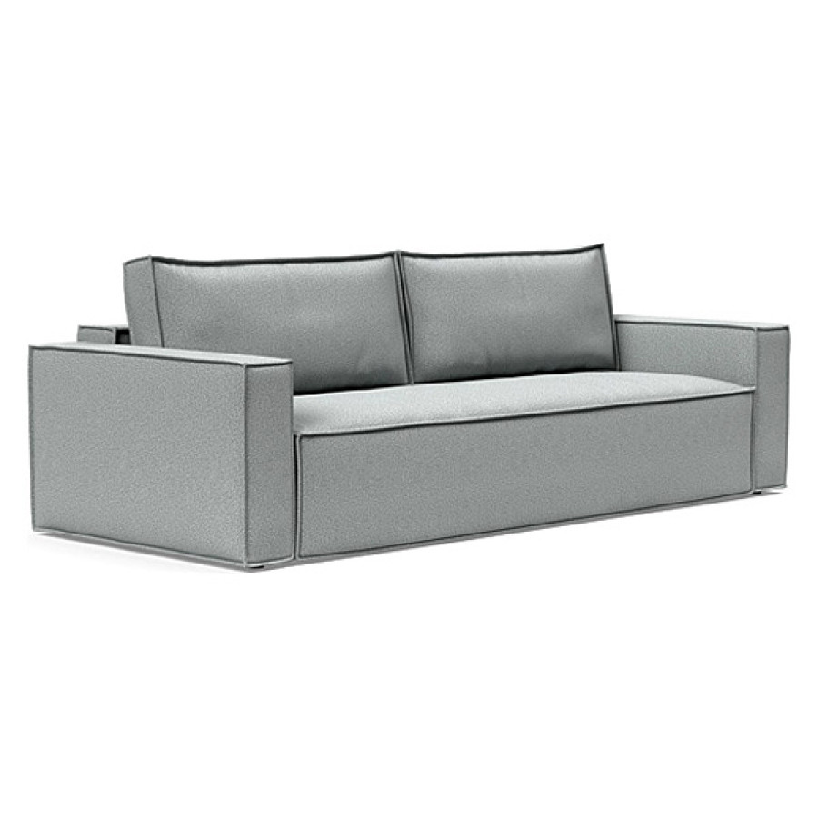 Innovation Living Newilla Sofa Bed with Standard Arms - 538 Melange Light Grey