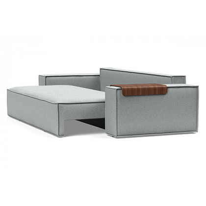 Innovation Living Newilla Sofa Bed with Wide Arms - 538 Melange Light Grey
