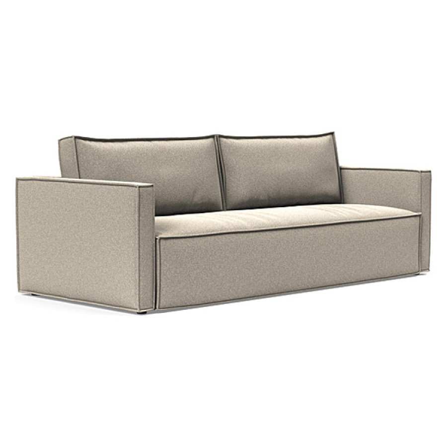 Innovation Living Newilla Sofa Bed with Slim Arms - 539 Bouclé Beige