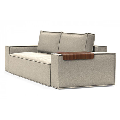 Innovation Living Newilla Sofa Bed with Wide Arms - 539 Bouclé Beige
