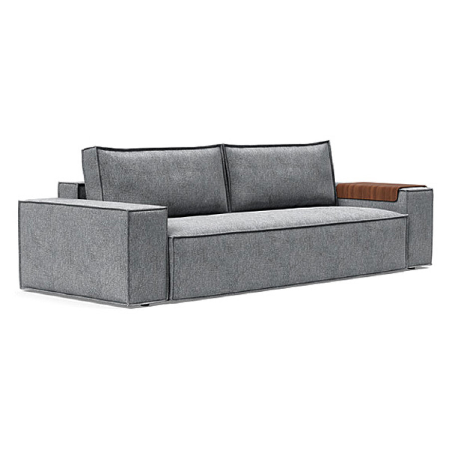 Innovation Living Newilla Sofa Bed with Wide Arms - 565 Twist Granite