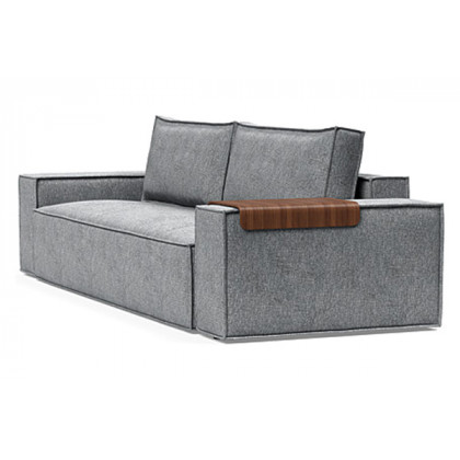 Innovation Living Newilla Sofa Bed with Wide Arms - 565 Twist Granite