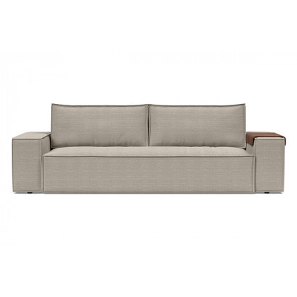 Innovation Living Newilla Sofa Bed with Wide Arms - 579 Kenya Gravel