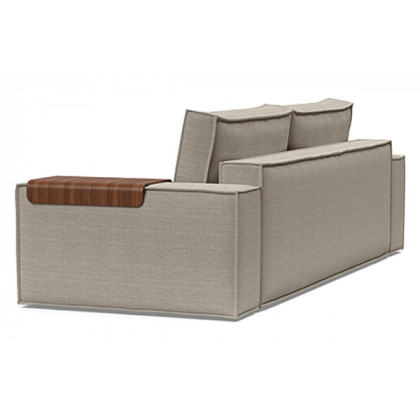 Innovation Living Newilla Sofa Bed with Wide Arms - 579 Kenya Gravel