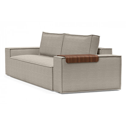 Innovation Living Newilla Sofa Bed with Wide Arms - 579 Kenya Gravel