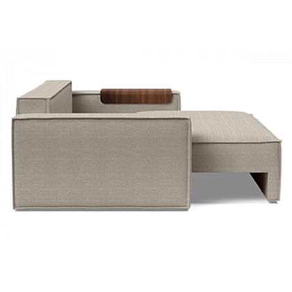 Innovation Living Newilla Sofa Bed with Wide Arms - 579 Kenya Gravel
