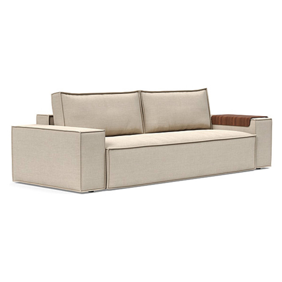 Innovation Living Newilla Sofa Bed with Wide Arms - 586 Phobos Latte