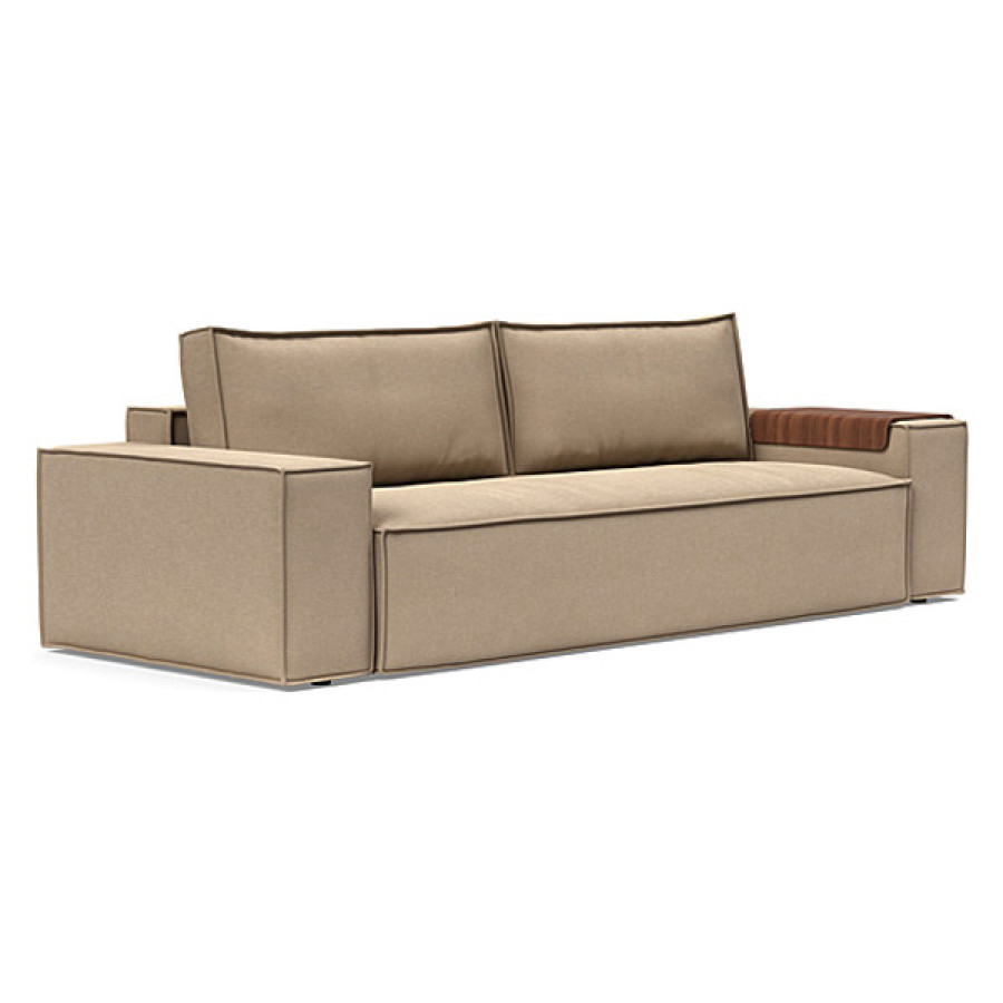 Innovation Living Newilla Sofa Bed with Wide Arms - 587 Phobos Mocha